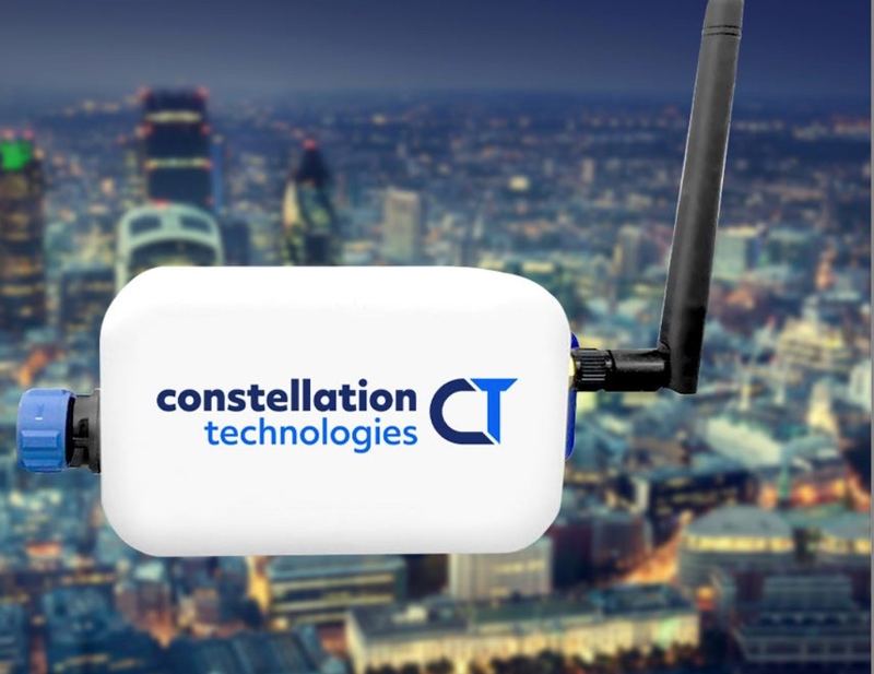 The Constellation Gen3 IoT device with its antenna